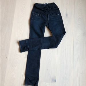 Paige maternity skyline straight leg jeans size 25